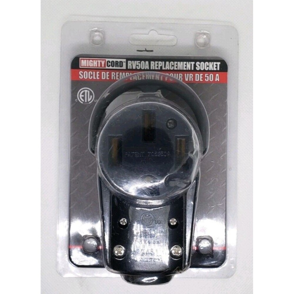Valterra A10-R50VP 50A Female RV Replacement Receptacle W Handle Grip New & Seal